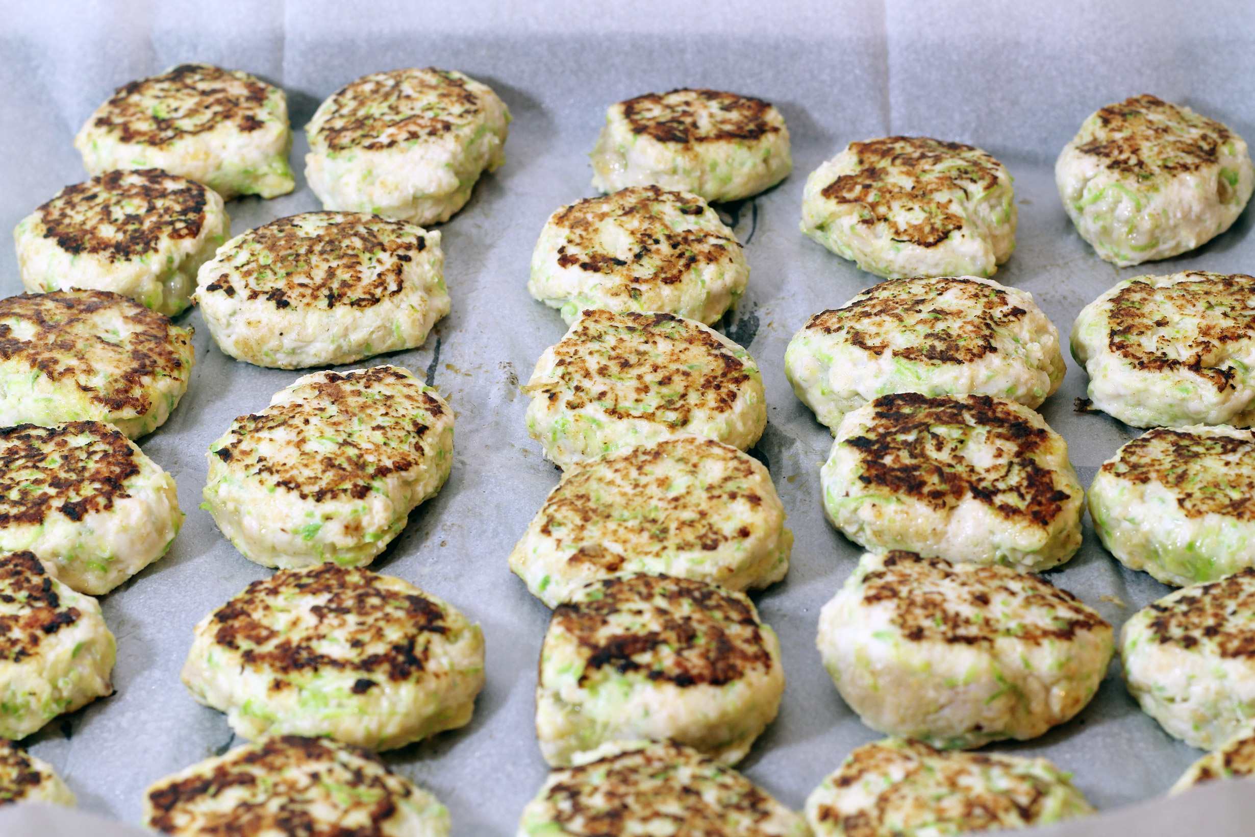 chicken meatballs with zucchini